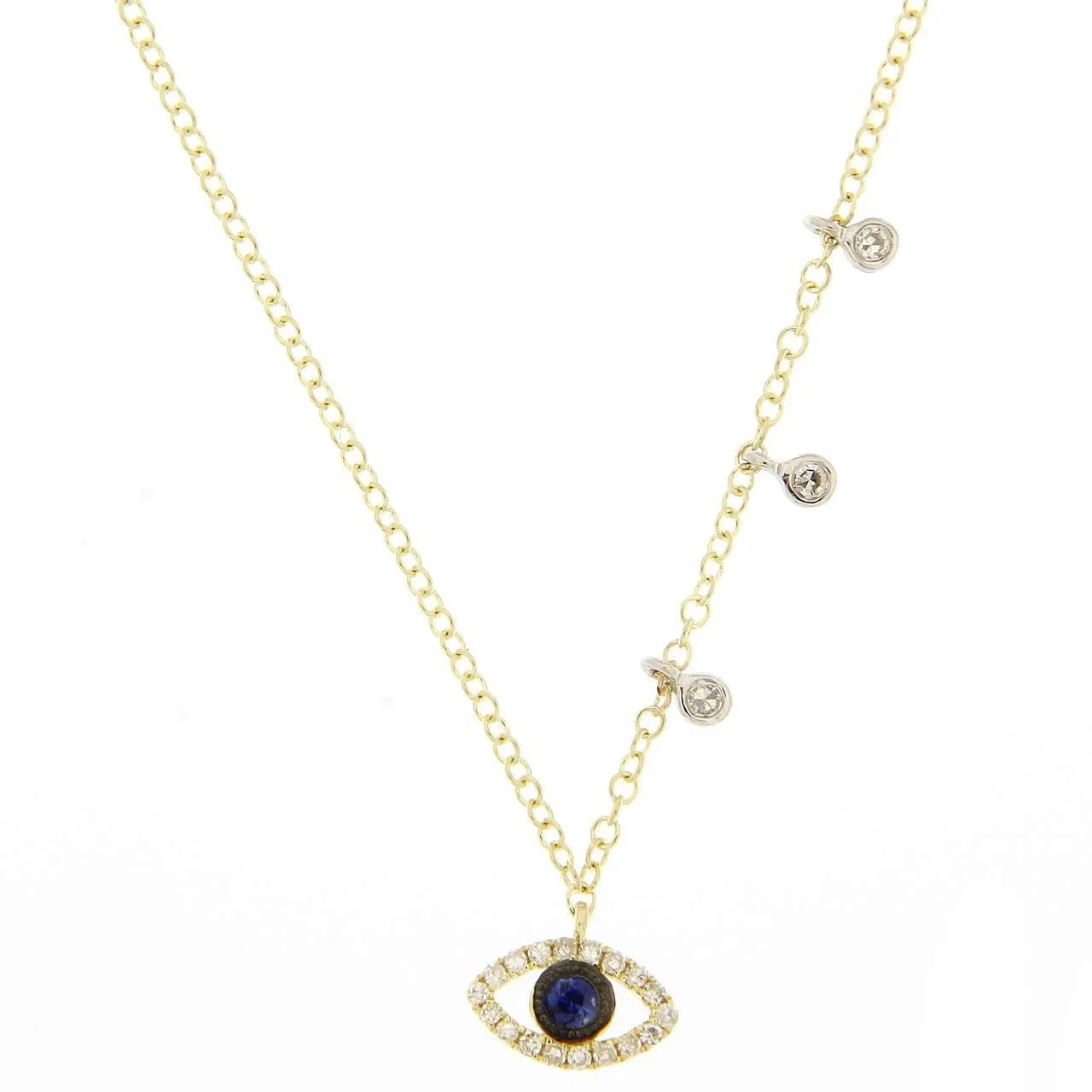 Evil Eye Necklace with Diamonds - BJN10152
